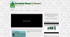 Desktop Screenshot of darussalammosque.org